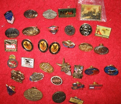 39 NRA GOLDEN EAGLE PINS