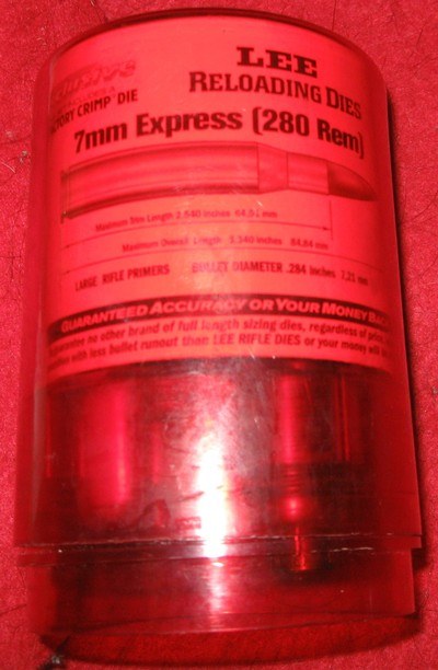 LEE 3 DIE SET 280 REMINGTON (7MM EXPRESS) - Image 1 of 4