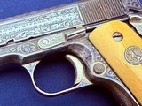 Colt Government 1911A1 1926 Factory engraved gold small parts - 2 of 15