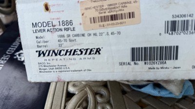 Winchester 1886 45-70 carbine - Image 15 of 15