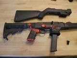 RUGER PC 9mm TAKEDOWN CARBINE, Tandemcross chassis stock, extras. LOADED! - 4 of 9