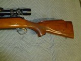 Very Early Remington 700 Varmint Special.
1967, fleur de lis checkering, Aluminum butt.
Desirable 22-250 Rem.
Buy this one to put away! - 2 of 10