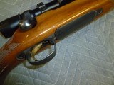 Very Early Remington 700 Varmint Special.
1967, fleur de lis checkering, Aluminum butt.
Desirable 22-250 Rem.
Buy this one to put away! - 8 of 10