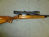 Very Early Remington 700 Varmint Special.
1967, fleur de lis checkering, Aluminum butt.
Desirable 22-250 Rem.
Buy this one to put away! - 5 of 10