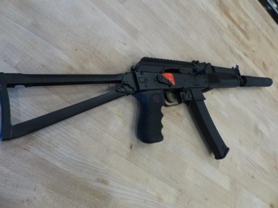Kalishnikov KR-9 with Franklin Binary trigger.