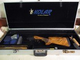 Kolar custom gold Elite 12 Ga. 2 barrel set with Kolar sub gauge tubes20,28,410 Tubes - 1 of 10