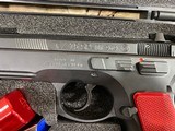 CZ SP-01 9mm with Red Henning Grips - 4 of 7