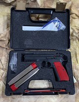 CZ SP-01 9mm with Red Henning Grips - 3 of 7