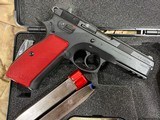 CZ SP-01 9mm with Red Henning Grips - 5 of 7