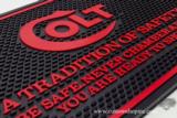 Colt Counter Mat. Black And Red. Serpent Logo. New Old Stock - 2 of 2