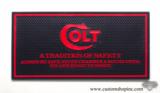 Colt Counter Mat. Black And Red. Serpent Logo. New Old Stock - 1 of 2