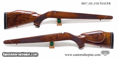 Colt Sauer 'Sporting Rifle' Gloss Finish Gun Stock For Magnum Calibers. 'Like New, Old Stock'
