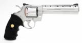Colt Python .357 Mag.
6 inch Satin Stainless Finish. Perfect Condition In Blue Hard Case. - 2 of 7