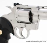 Colt Python .357 Mag. Satin Stainless 4 inch. Perfect Condition IN Blue Hard Case - 5 of 8