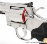 Colt Python .357 Mag. Satin Stainless 4 inch. Perfect Condition IN Blue Hard Case - 7 of 8