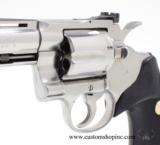 Colt Python .357 Mag.
4 Inch
Satin Stainless Finish.
Excellent Condition In Matching Wood Grain Cardboard Box - 6 of 9