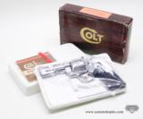 Colt Python .357 Mag.
4 Inch
Satin Stainless Finish.
Excellent Condition In Matching Wood Grain Cardboard Box - 8 of 9