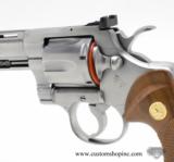 Colt Python 6 Inch Satin Stainless. Perfect Condition. In Case DOM 1983 - 8 of 9