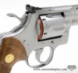 Colt Python 6 Inch Satin Stainless. Perfect Condition. In Case DOM 1983 - 5 of 9