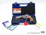 Colt Python 6 Inch Satin Stainless. Perfect Condition. In Case DOM 1983 - 1 of 9