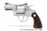 Colt Python .357 Mag.
2 1/2 inch Satin Stainless Finish. Perfect Condition In Blue Hard Case. - 7 of 9