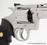 Colt Python .357 Mag. Satin Stainless 4 inch. Perfect Condition IN Blue Hard Case - 4 of 8
