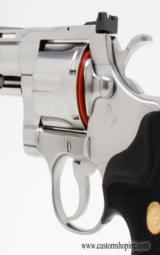 Colt Python .357 Mag. Satin Stainless 4 inch. Perfect Condition IN Blue Hard Case - 7 of 8