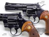 2 Colt Python .357 Mag. 4 Inch Blue Finish. Very Nice Shooters! Sold As Pair Only. - 6 of 7