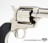 ColtSAA .45 Colt 4 3/4 Inch Nickel. 3rd Gen. New In Blue Hard Case - 4 of 10