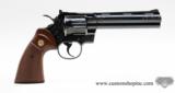 Colt Python .357 Mag.6 Inch B Engraved Blue In Presentation Box. Like New - 4 of 10