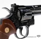 Colt Python .357 Mag.6 Inch B Engraved Blue In Presentation Box. Like New - 6 of 10