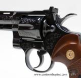 Colt Python .357 Mag.6 Inch B Engraved Blue In Presentation Box. Like New - 8 of 10