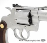 Colt Python .357 Mag.2 1/2 inch Satin Stainless Finish. Perfect Condition In Blue Hard Case. - 4 of 9