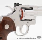 Colt Python 'ELITE' .357 Mag. 6 inch
Bright Stainless Finish.
Like New. In Matching Blue Hard Case. - 5 of 9