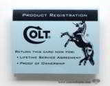 Colt Python Factory Paperwork Packet - 9 of 10