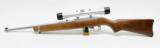 Ruger Model 10/22 22LR Carbine with Stainless Steel Barrel And Silver Scope - 2 of 9