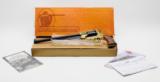 Pietta Remington 1858 Brass Buffalo .44 Cal12" Replica. Like New In Box - 1 of 4