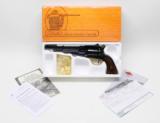 Pietta 1858 Remington Steel Frame Black Powder Revolver 44 Caliber 8" Replica Black Powder. LNIB - 1 of 4