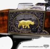 Ruger Number 1. 458 Win Mag. !00% Fully Engraved By C. Hunt Turner. As New - 4 of 12