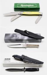 Large Private Collection Of Knives. BUCK, REMINGTON, CASE XX, BROWNING, SCHRADE AND MORE!. - 9 of 12