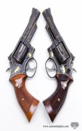 Pair Of Smith & Wesson Model 19-3's .357 Magnums. Consecutively Numbered. Fully Engraved And Matching. VERY RARE!! - 6 of 21