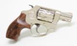 Smith & Wesson Model 36-10 Nickel Plated, .38 Special. Factory Engraved. LNIB - 3 of 4