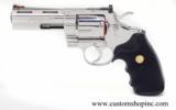 Colt Python .357 Mag.
4 Inch Bright Stainless Finish. Like New In Blue Case. 1996 - 6 of 8