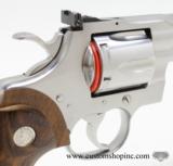 Colt Python 'ELITE' .357 Mag. 6 inch
Bright Stainless Finish.
Like New. In Matching Blue Hard Case. - 3 of 7