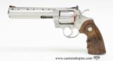 Colt Python 'ELITE' .357 Mag. 6 inch
Bright Stainless Finish.
Like New. In Matching Blue Hard Case. - 5 of 7