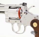 Colt Python .357 Mag.2 1/2 Inch Bright Stainless Finish.Like New In Factory Original Blue Case.1998. GORGEOUS!! - 7 of 9