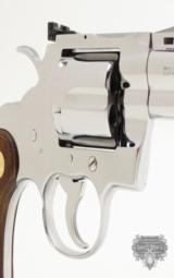 Colt Python .357 Mag.2 1/2 Inch Bright Stainless Finish.Like New In Factory Original Blue Case.1998. GORGEOUS!! - 4 of 9