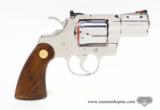 Colt Python .357 Mag.2 1/2 Inch Bright Stainless Finish.Like New In Factory Original Blue Case.1998. GORGEOUS!! - 3 of 9