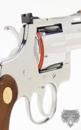 Colt Python .357 Mag.2 1/2 Inch Bright Stainless Finish.Like New In Factory Original Blue Case.1998. GORGEOUS!! - 5 of 9