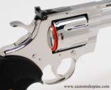 Colt Python .357 Mag. 6 Inch, Bright Stainless Finish. Excellent Condition In Blue Hard Case. - 3 of 8